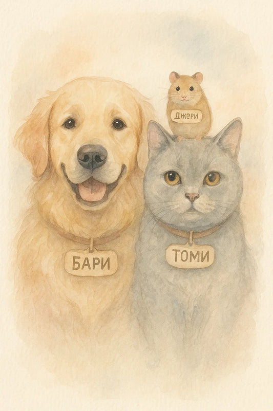 Акварелен стил 🎨