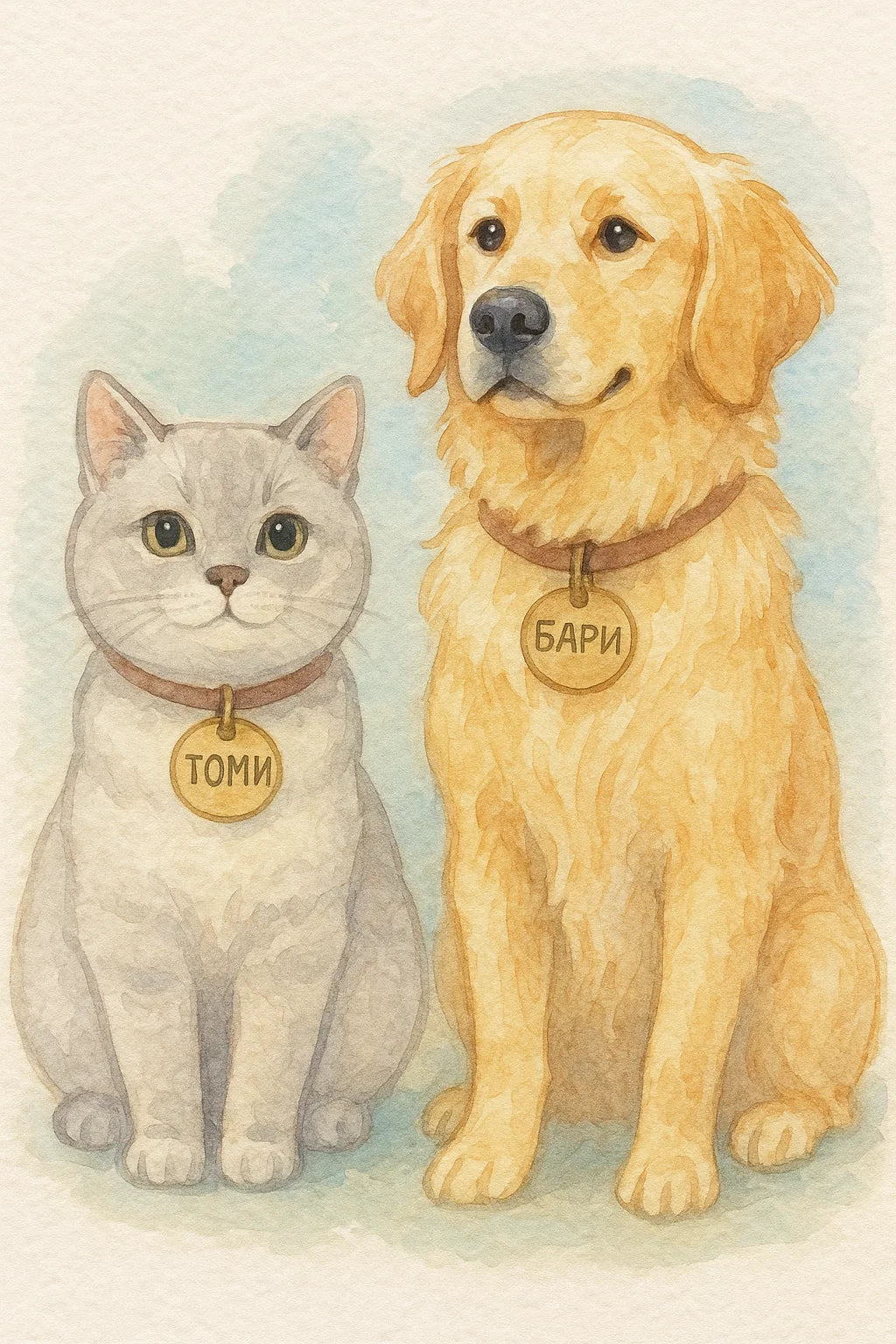 Акварелен стил 🎨